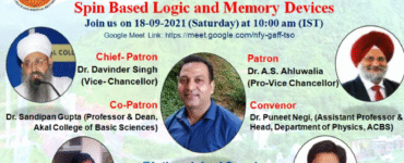 Exploring Spintronics – Eternal University’s Distinguished Lecture Series with Dr. Rohit Medwal from NTU Singapore