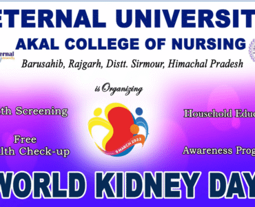 Spreading Awareness on Kidney Health – Eternal University Marks World Kidney Day 2023