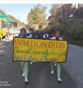 Raising Awareness Against Cancer – Akal College of Nursing Observes World Cancer Day 2020