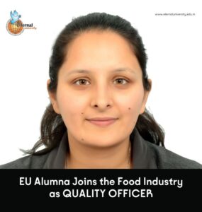 From Farm Roots to Food Labs – Sumanveer Kaur’s Journey from Eternal University to Quality Officer