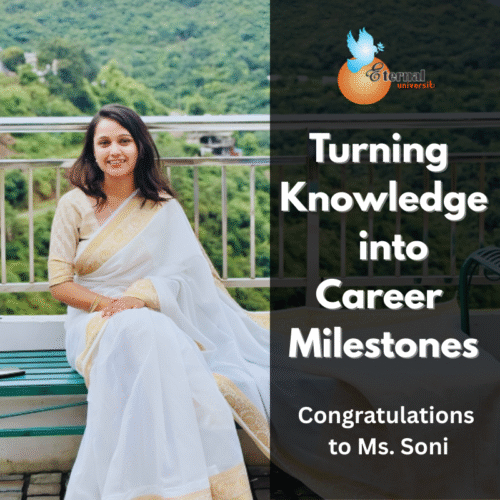 Eternal University Alumna Secures Prestigious Role as Executive – IPQC at Esme Consumer Pvt. Ltd.