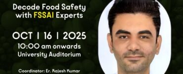 Decoding Food Safety – Eternal University Celebrates World Food Day with FSSAI Experts