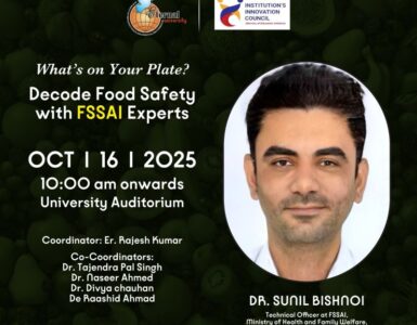 Decoding Food Safety – Eternal University Celebrates World Food Day with FSSAI Experts