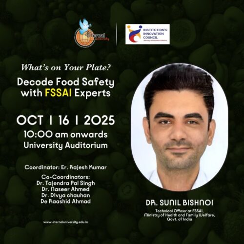 Decoding Food Safety – Eternal University Celebrates World Food Day with FSSAI Experts