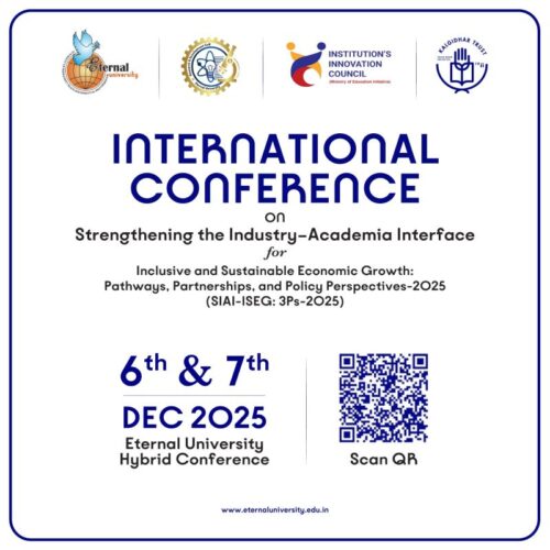 Where Ideas Meet Impact – Eternal University to Host International Conference 2025 on Industry–Academia Collaboration