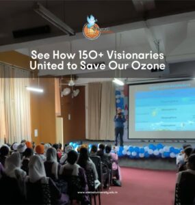 United for the Sky – Eternal University’s Green Innovators Celebrate World Ozone Day with Purpose