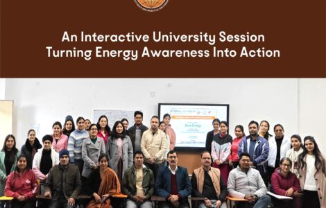 Saving Energy for a Sustainable Future- An Insightful Seminar