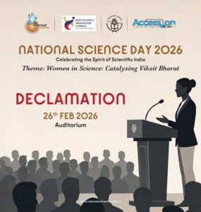 Women in Science Leading Viksit Bharat -National Science Day 2026 Declamation at Eternal University