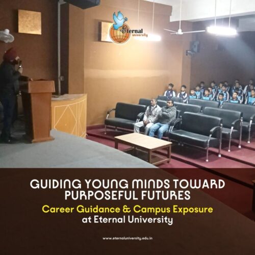 Eternal University visited by Schools in Himachal for Career Guidance and Campus Exposure