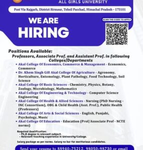 Build Your Academic Career in the Himalayas – Join Eternal University at the Mega Job Fair 2026