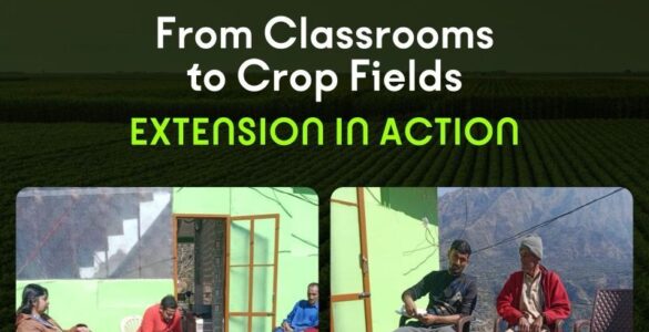 From Campus to Fields – Eternal University Engages Farmers Through Rural Extension Visit