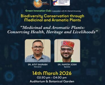Exploring Nature’s Pharmacy – Eternal University Hosts Session on Biodiversity Conservation Through Medicinal Plants