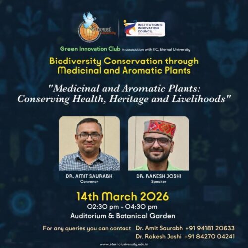 Exploring Nature’s Pharmacy – Eternal University Hosts Session on Biodiversity Conservation Through Medicinal Plants